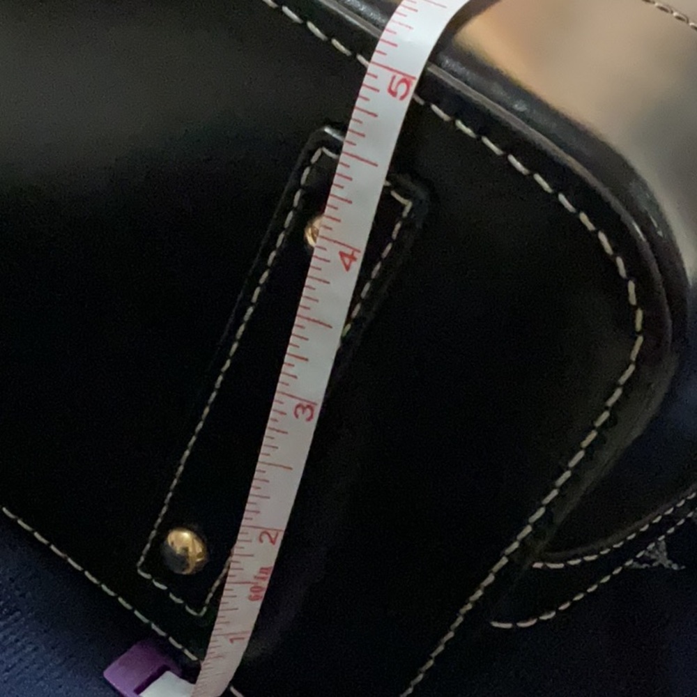 Dooney & Bourke Black Leather Tote Bag - Picture 13 of 14